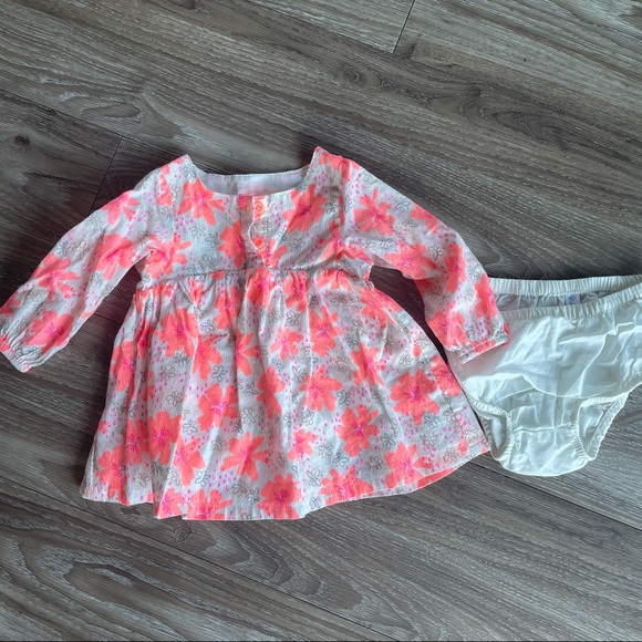 Cat & Jack Flower Dress and Matching Vest - Picture 4 of 4